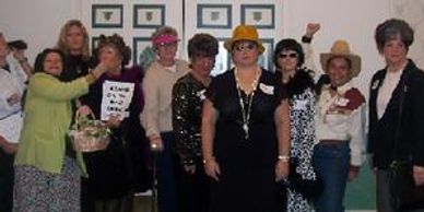 Reference for downloadable all-woman murder mystery party, "Death Bemoans Her"