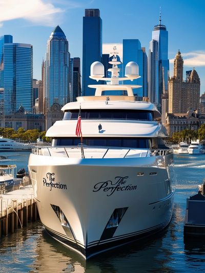 "The Perfection", Bertha Brothert's yacht from All-Woman murder mystery, "Death Bemoans Her."