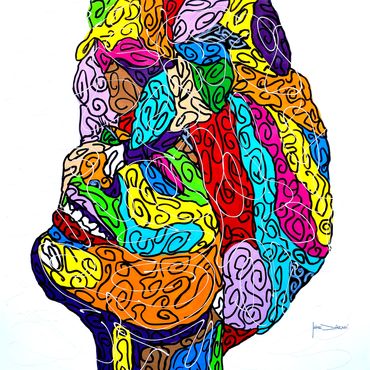 Title: "Zendaya" 
Artist: Jaime Díaz
Year: 2021