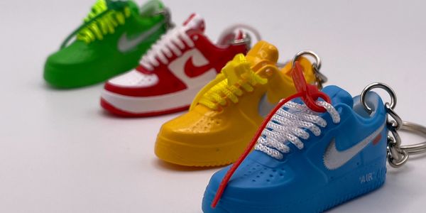 Air Force 1s x Off White inspired keychains