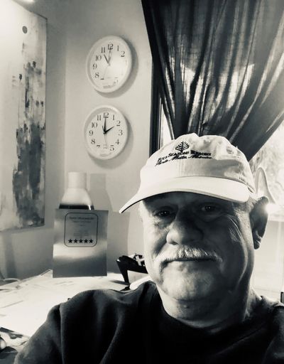 Dutch Montana in his office in Southern California.