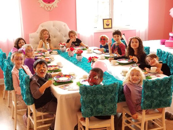 A tea party with friends is a lovely way to spend time together