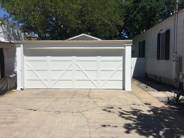 New carriage house door in Metairie, Louisiana