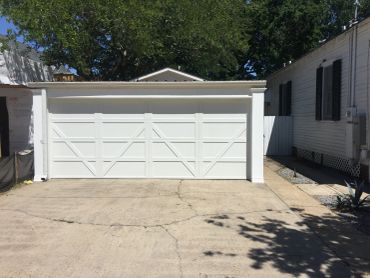 New carriage house door in Metairie, Louisiana