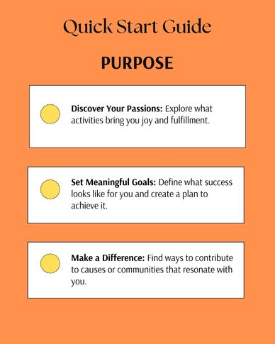 Quick Start Guide - Purpose Transformation Coach. Life Coach. Transition Coach.