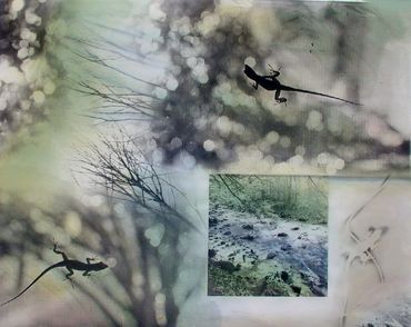 Loren Ellis Last Dinosaur 1 of 2 1996 16"x20" (40x51cm) Page 66