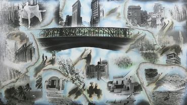 LorenEllisArt World Peace Always in Hope 2006 40"x65" (101x165 cm) Page 130