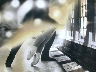 LorenEllisArt Snug Harbor Dance 3 of 3 1992 16"x20" (40x51cm)