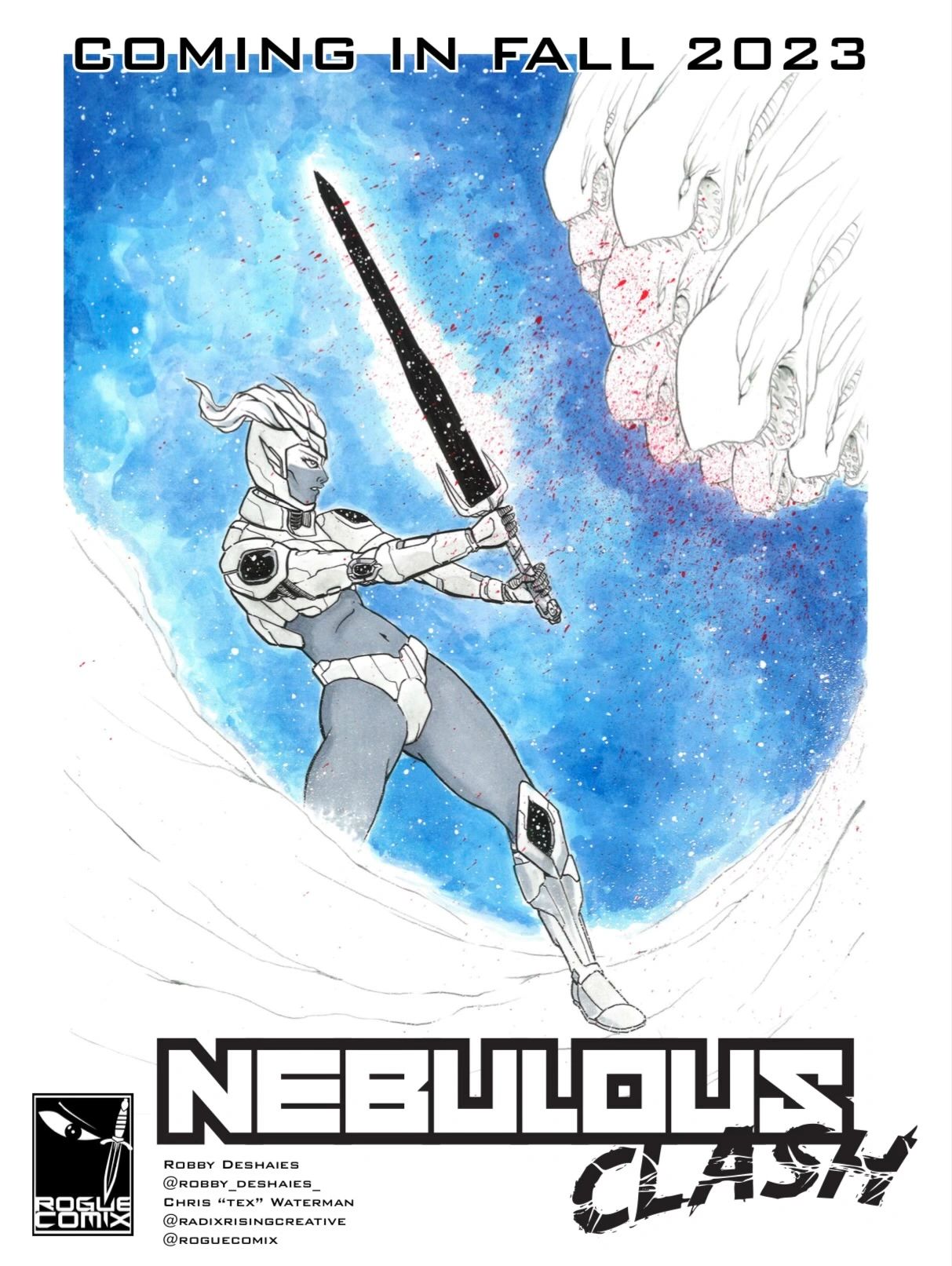 Nebulous Clash Advertisement Poster