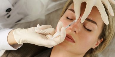 botox injection model