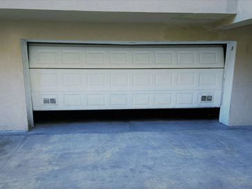 garage door won't close all the way.