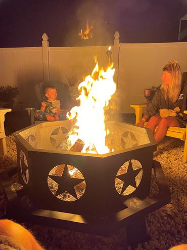 Vacation Rentals in Cape May premier rental - the Bay Breeze - Large Outdoor Firepit