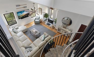 Cape May Beach Rental - Living Room - Upper View