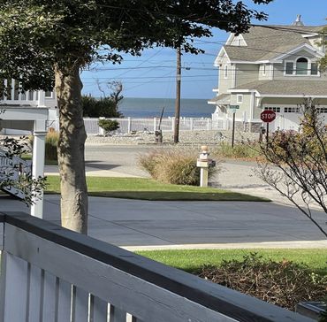Cape May Beach Rental - Front deck view