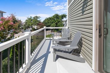 Cape May Beach Rental - Master Bedroom Deck