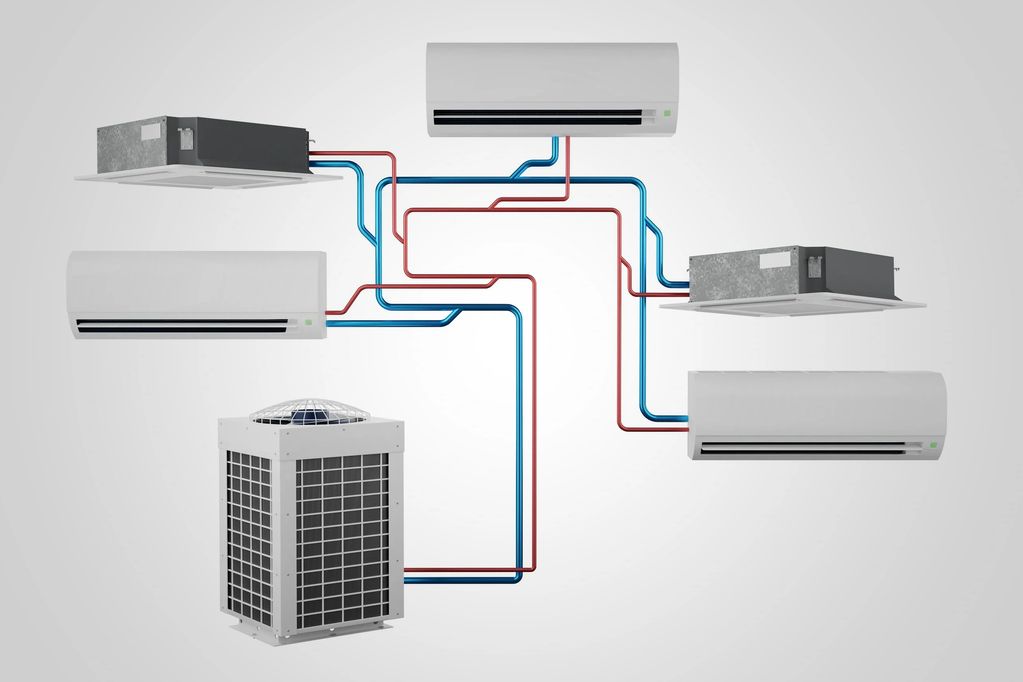 Système VRF : climatisation et chauffage flexibles pour condos et grands espaces commerciaux.