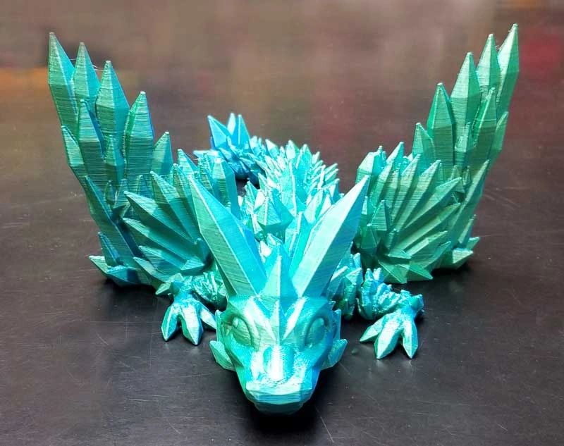 a 3d printed dragon