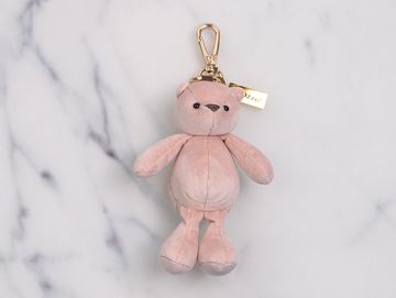 Baby pink teddy charm