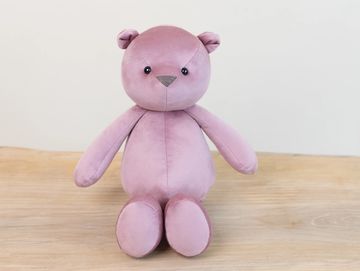 Dusty pink teddy bear
