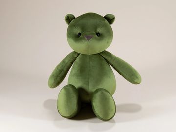 Olive green teddy bear