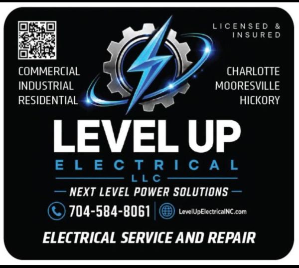 Level Up Electric Mooresville and Lake Norman exclusive savings Only Here