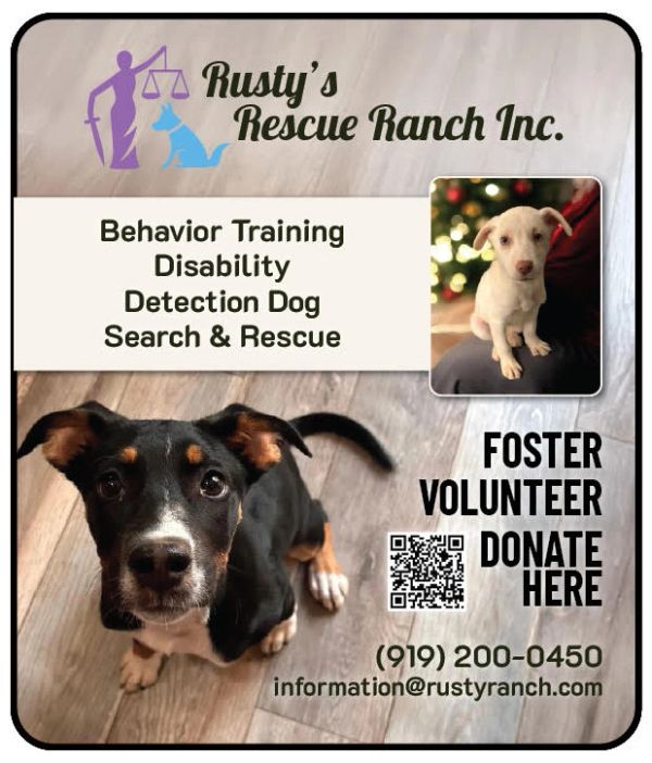 Rusty Rescue Ranch Dog Rescue and Training Lake Norman, Mooresville