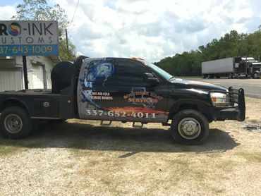 Vehicle wrap. Truck wrap