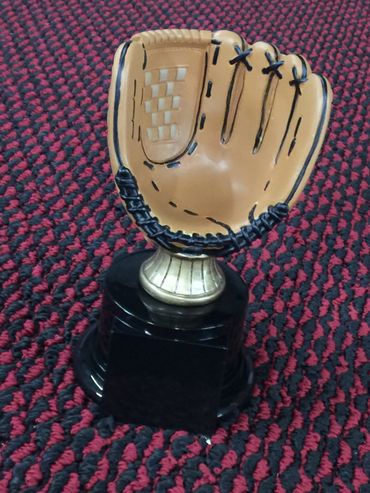 baseball trophy. baseball ball holder