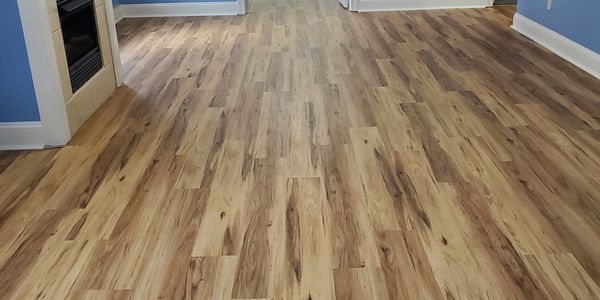 Beautiful Luxury Vinyl Flooring.