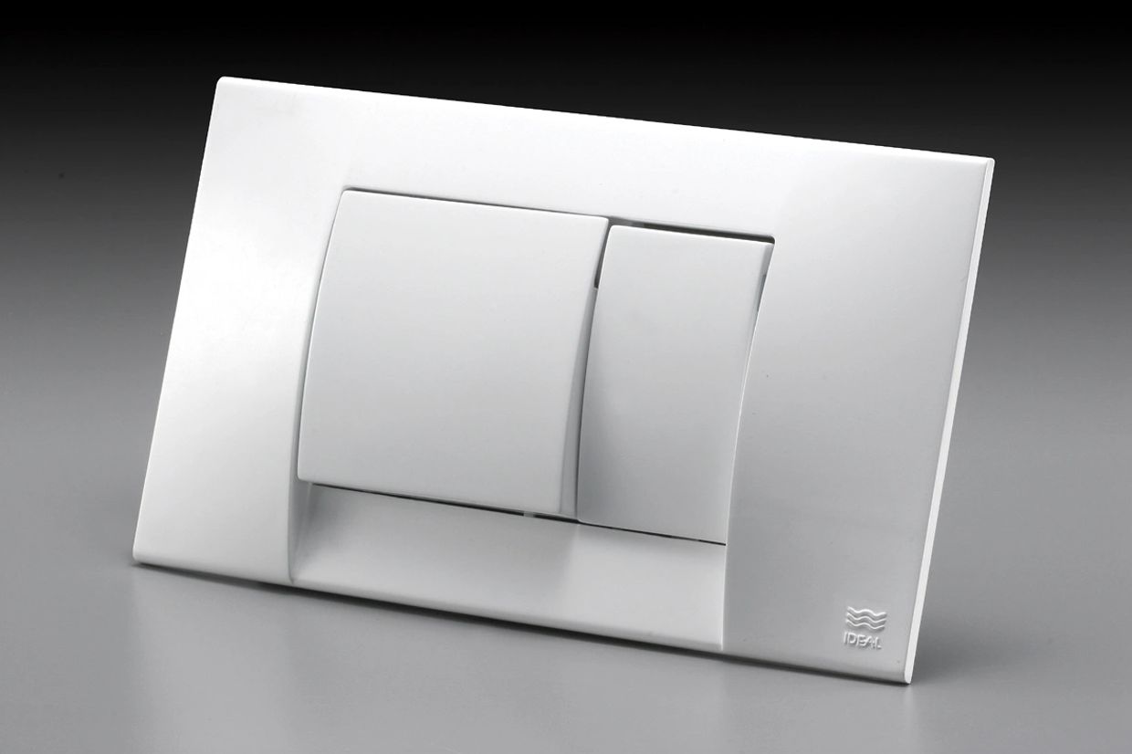 Tecla de accionamiento de sistema de doble descarga de agua para artefactos sanitarios