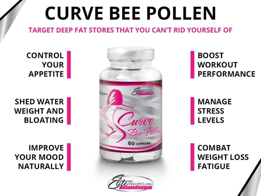 CURVE BEE POLLEN BY ELITE WEIGHT LOSS SUPPLEMENTS