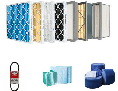 commercial filtration products and v-belts
