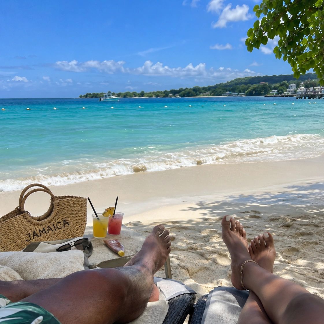Travelers exploring Jamaica with private transportation arranged by TAGJAMAICA.