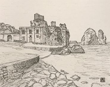 Scopello, Italy - 8 x 10"