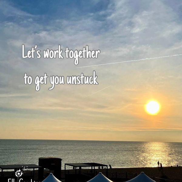 Sunset over sea view