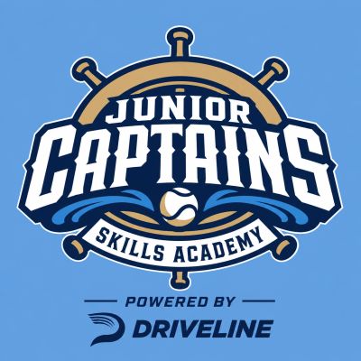 Junior Captains Skills Academy logo with baseball theme.