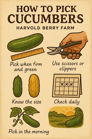 Cucumber Picking: Best Practices from Harvold Farm