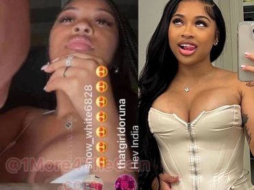 India Royale nip slip