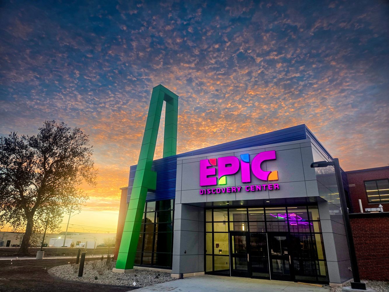 Exterior of EPIC Discovery Center