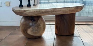 Ball Teak Coffee table                            $345
80x50x35