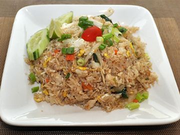 Thai Crabmeat Basil Fried Rice