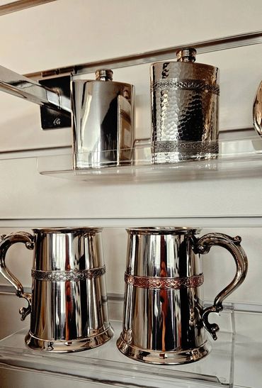 Men's Gifts Accessories Groom Gift Pewter Tankard Hip Flask groomsmen Gifts Engraved Gift