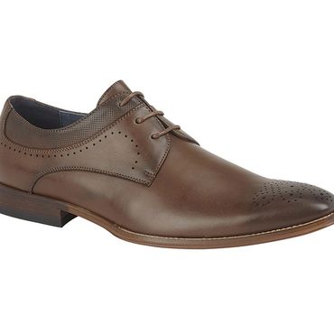Brown PU
3 Eye Brogue Gibson
Leather Quarter Lining & ½ Sock
Resin Sole