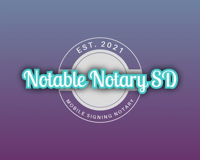 Notable Notary SD - Logo