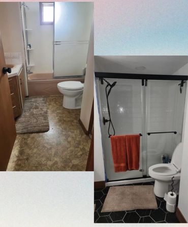 Insane before and after bathroom transformation!