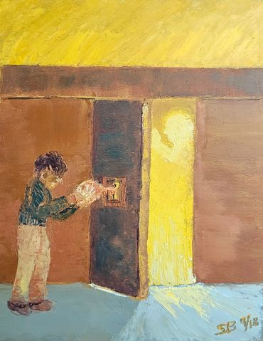 Jesus opening the door to his presence.