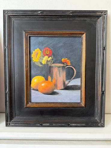 original oil painting 8 x 10, framed