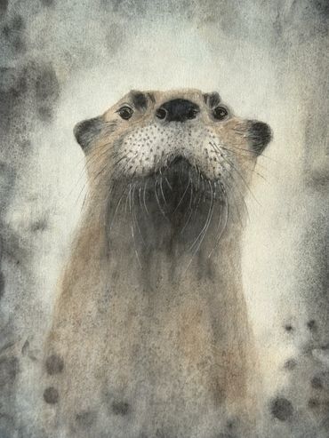 Original mixed watermedia painting