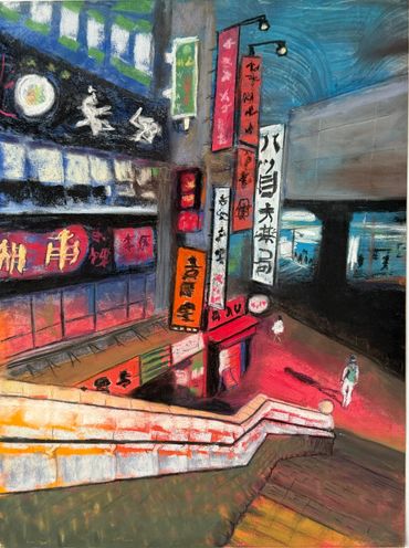 Original Pastel painting