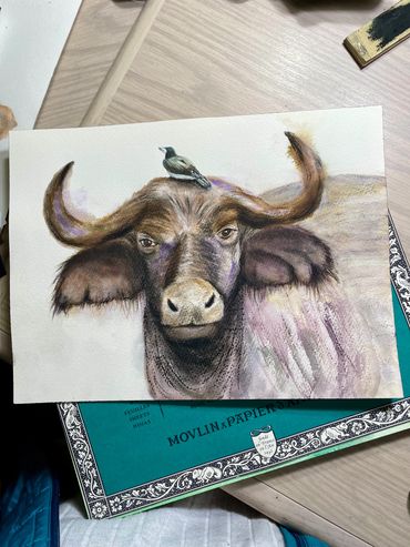 Original watercolor painting
